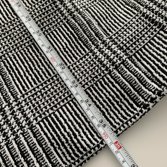 Kasper 18W Houndstooth-Plaid Longline Blazer Black/Vanilla Ice New no Tag - Picture 9 of 12